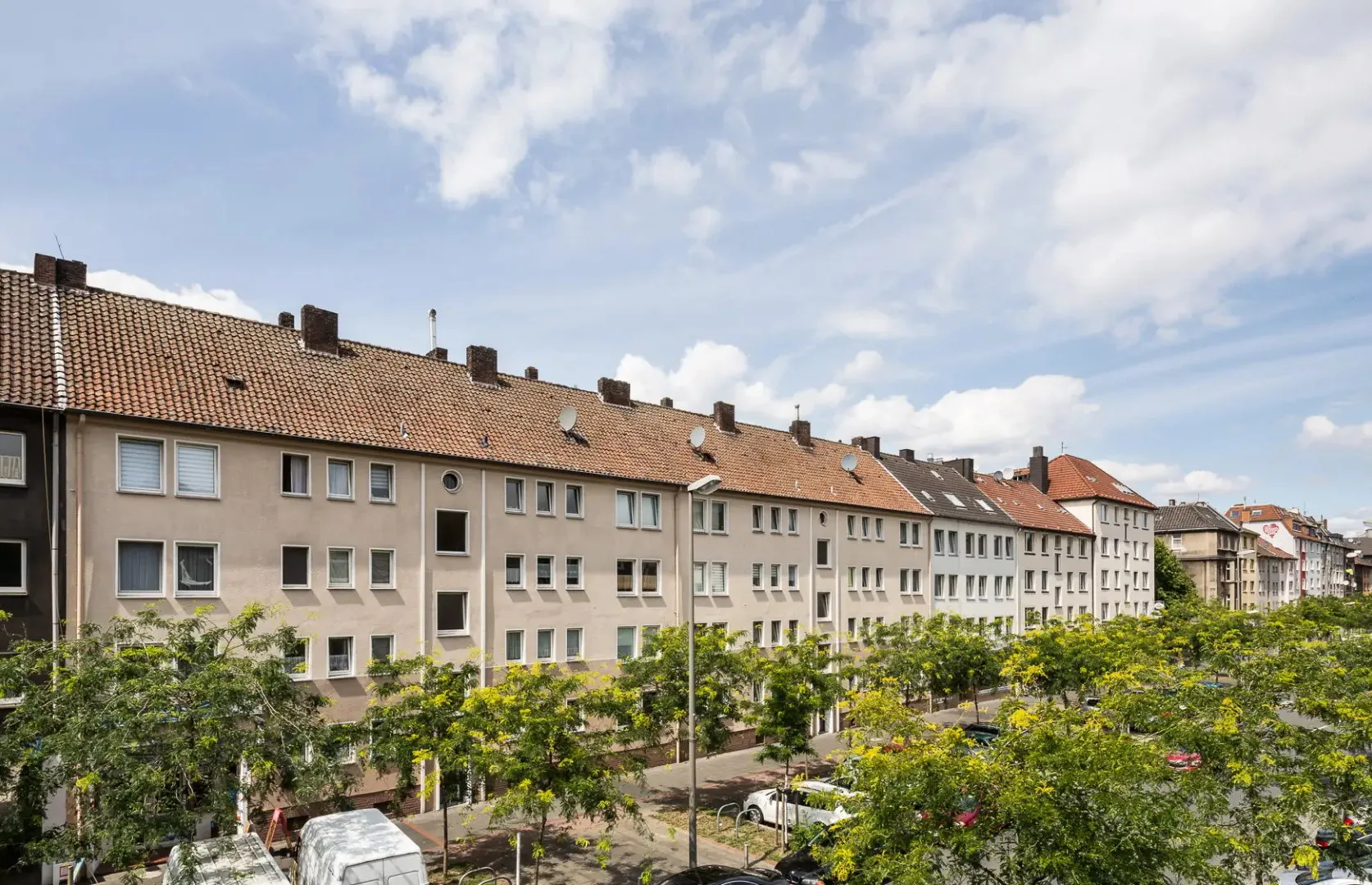 Wohnzeile im Ruhrgebiet